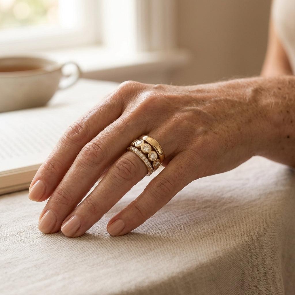 Ring Set “Eternal Shine” – Aura Collection