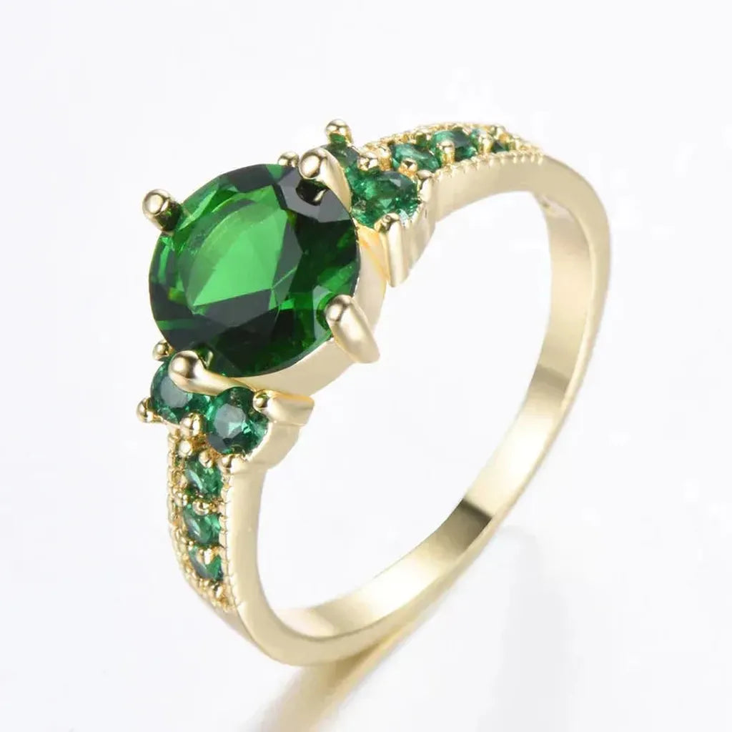 Ring in Gold with Emerald