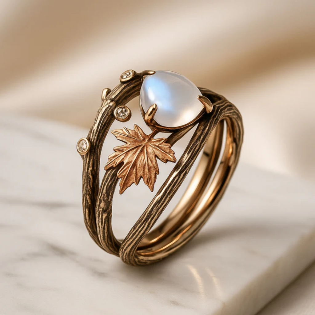 Ring with Moonstone