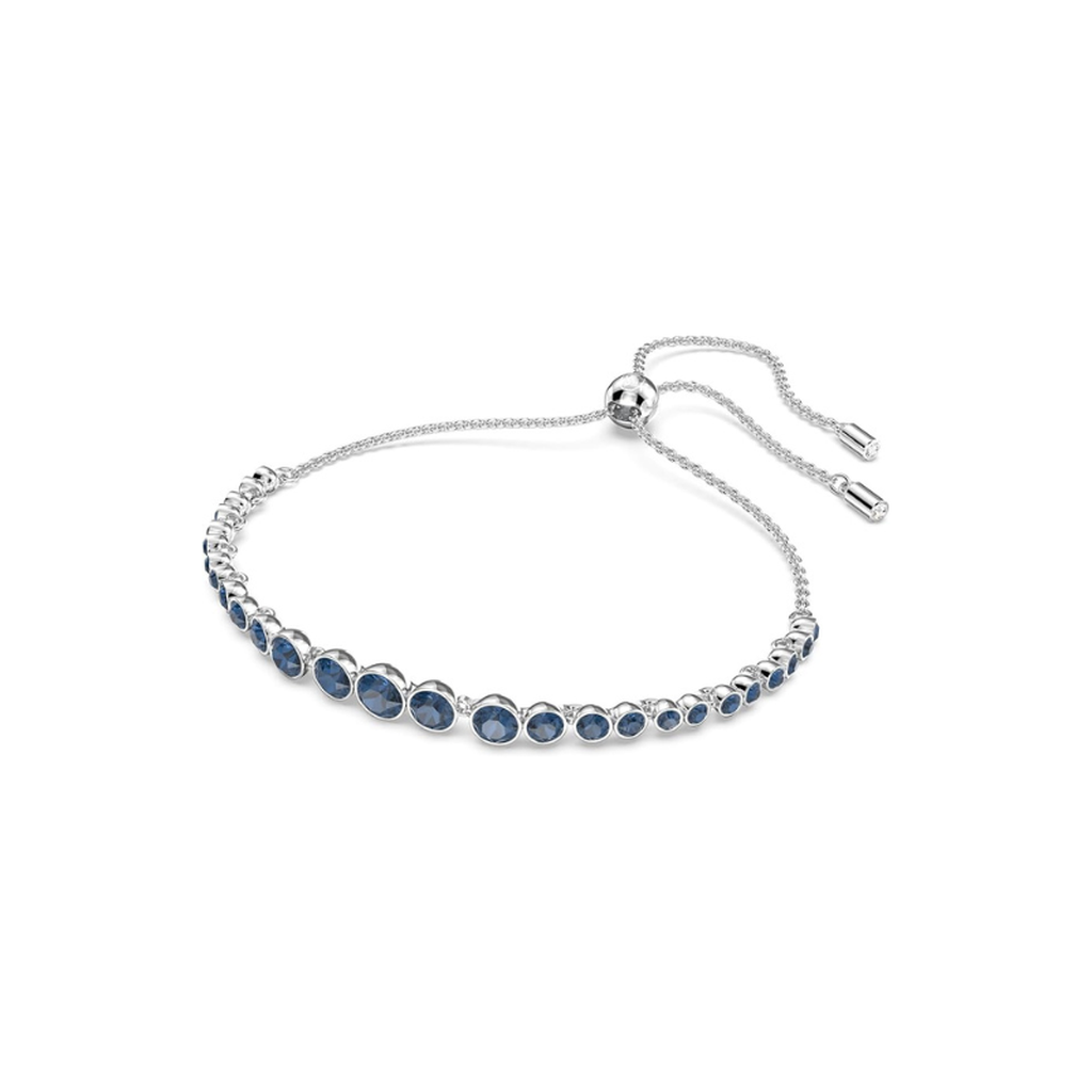 Sapphire Tennis Bracelet in Round Cut | White Gold