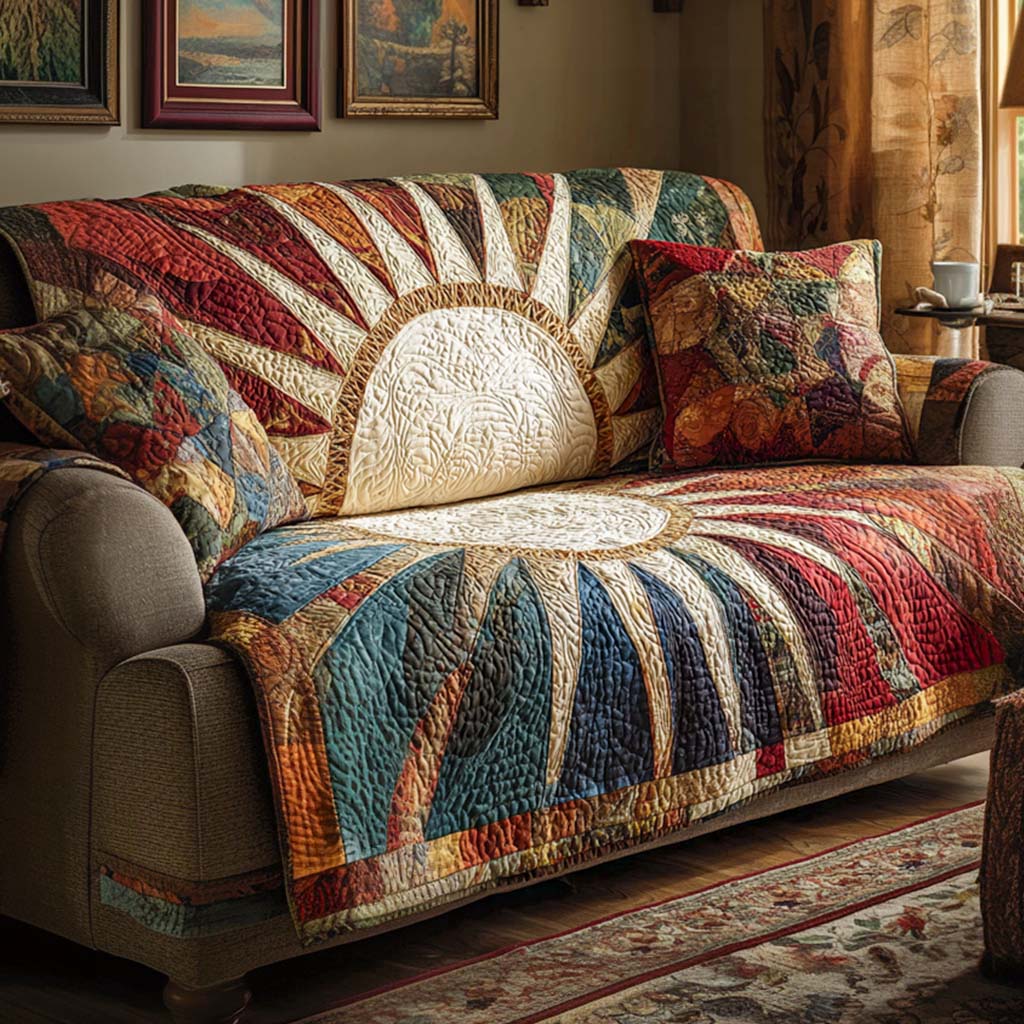 Quilted Sofa Cover – Quilted Rustic Sofa Cover
