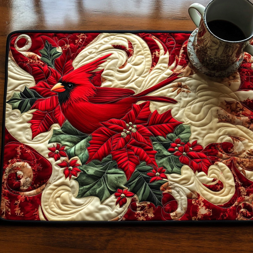 Quilted Placemats – Scarlet Solace