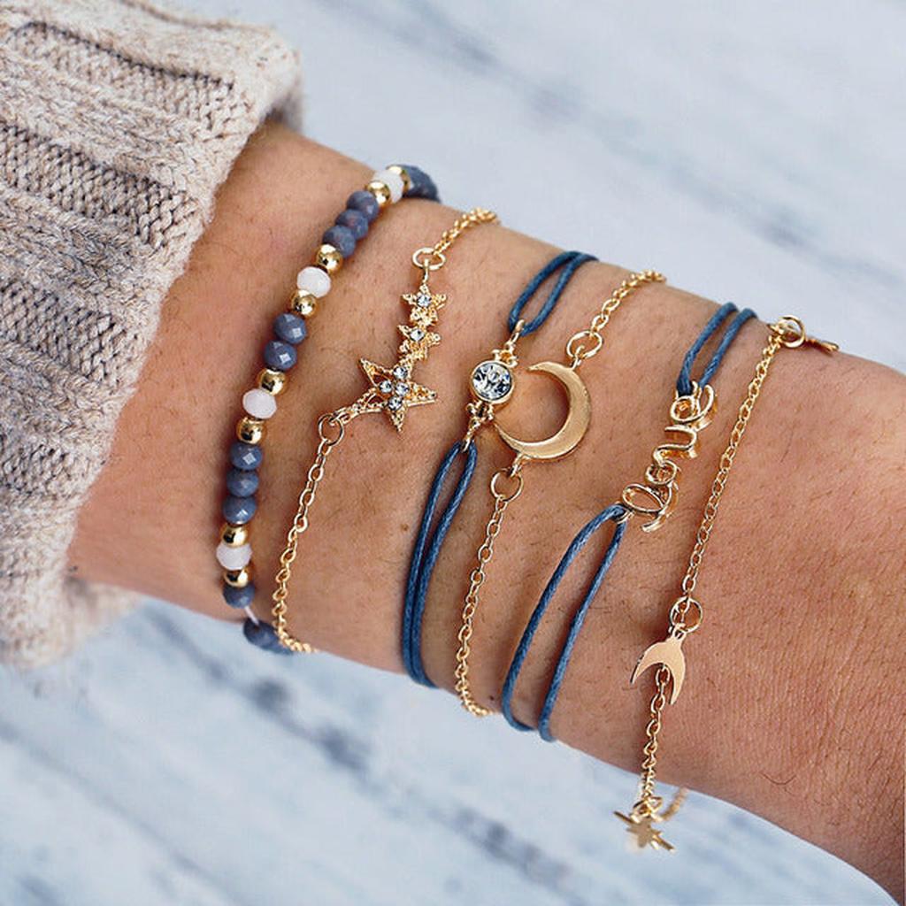 Set of Glittering Bracelets