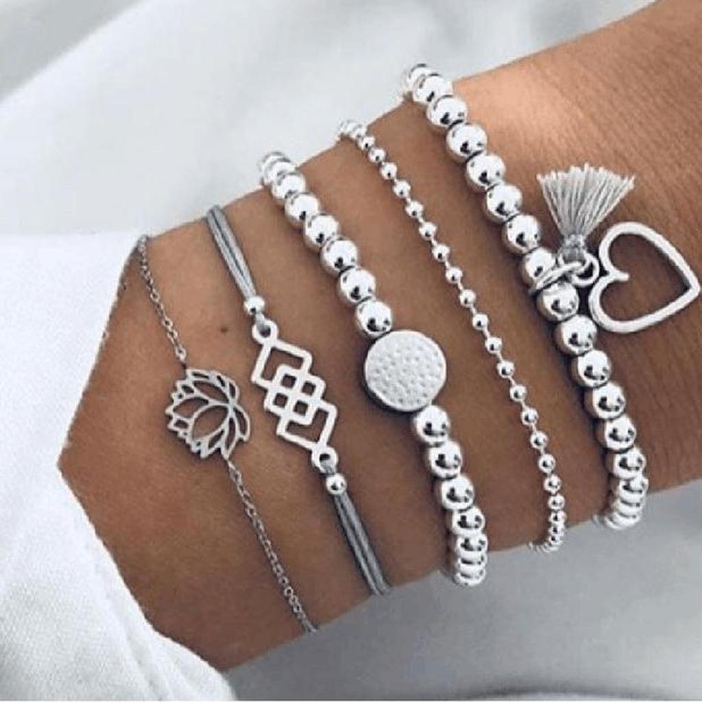 Set of Glittering Bracelets