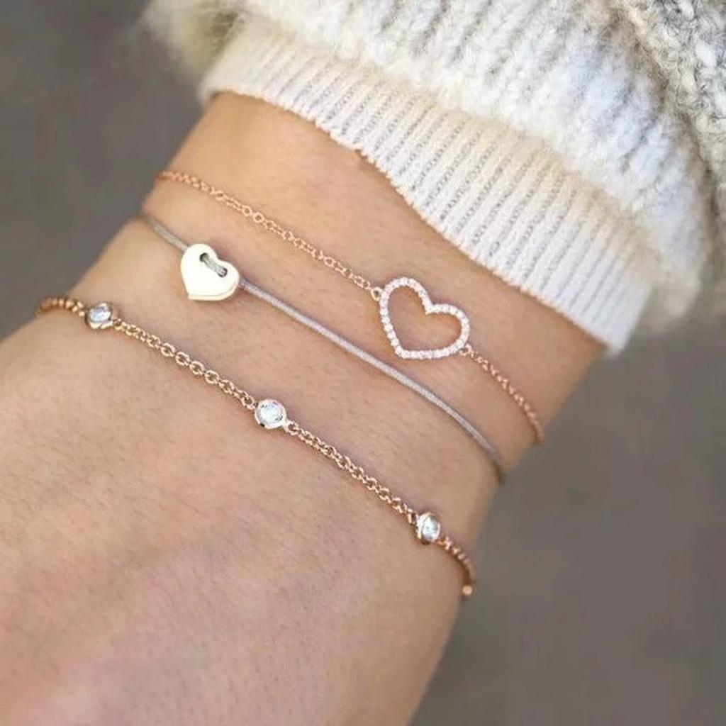 Set of Glittering Bracelets
