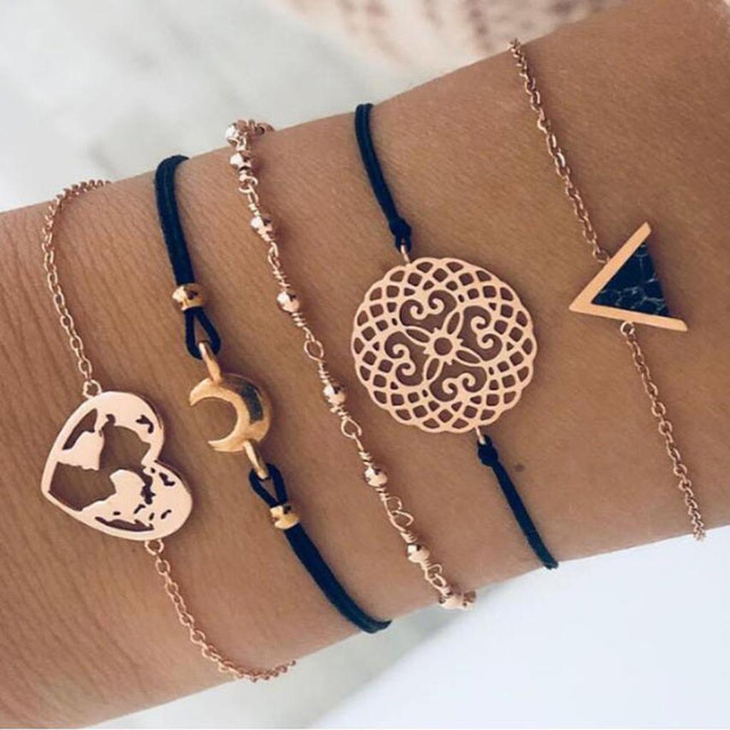 Set of Glittering Bracelets