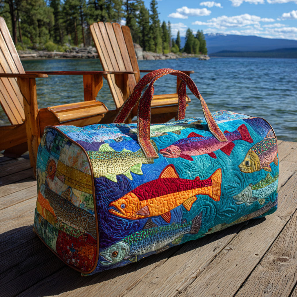 Quilted Travel Bag – Catch at the Creek