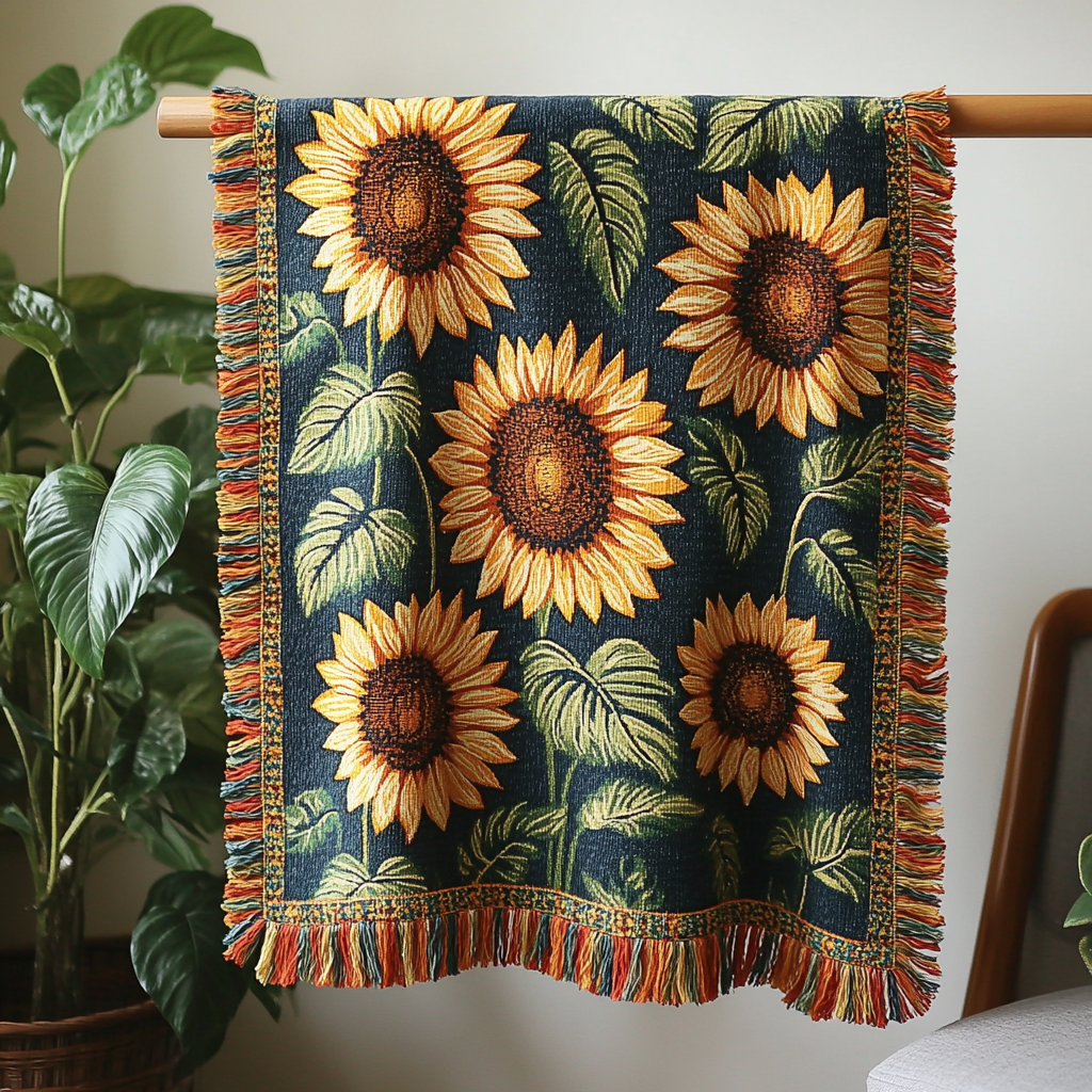Woven Blanket – Sunny Serenity