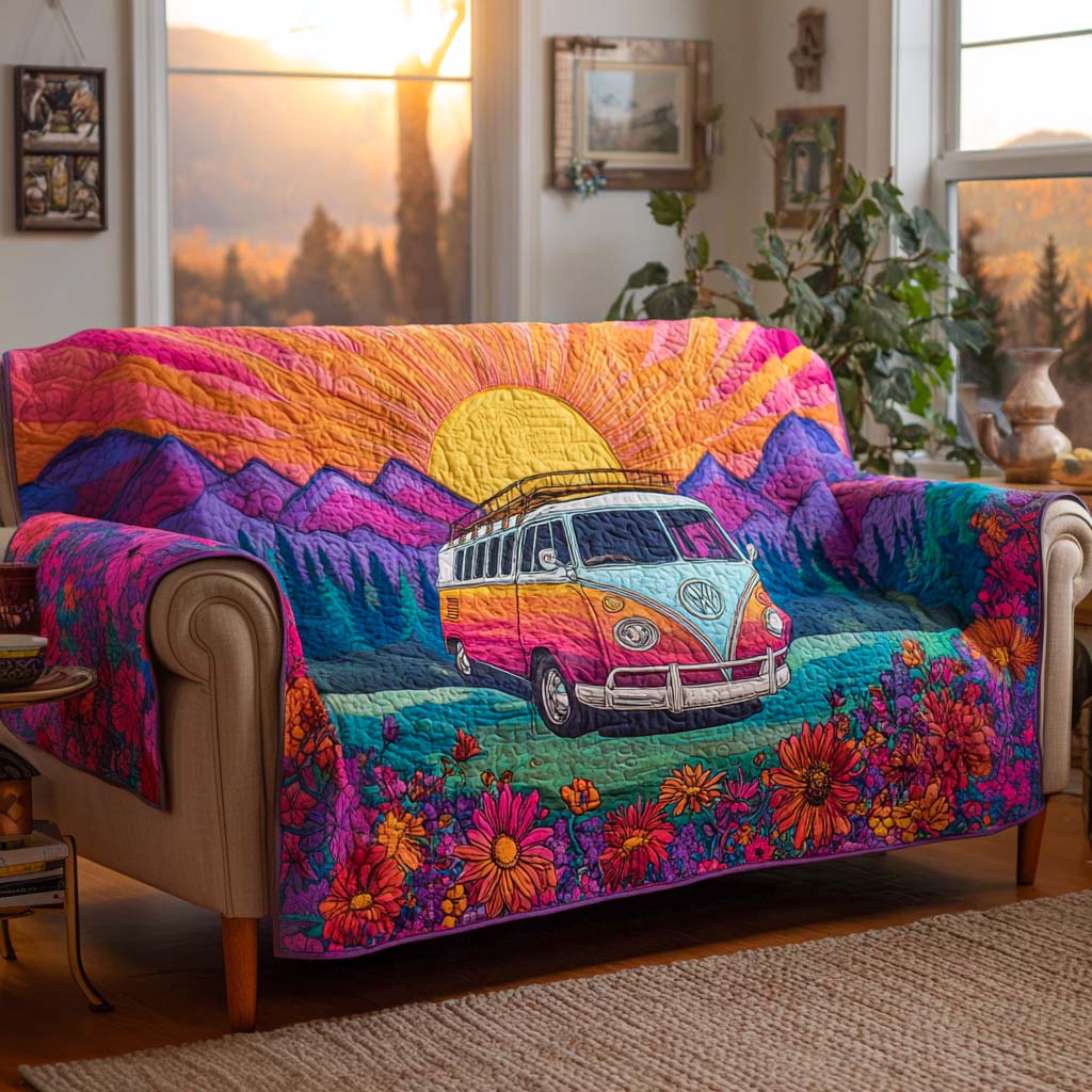 Quilted Sofa Cover – Quilted Hippie Sofa Cover