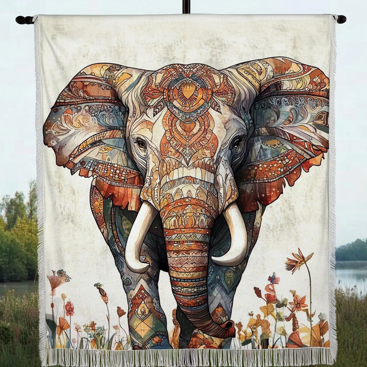 Woven Blanket – Trunked Harmony