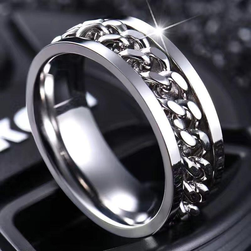 Vance Chain Spinner Ring