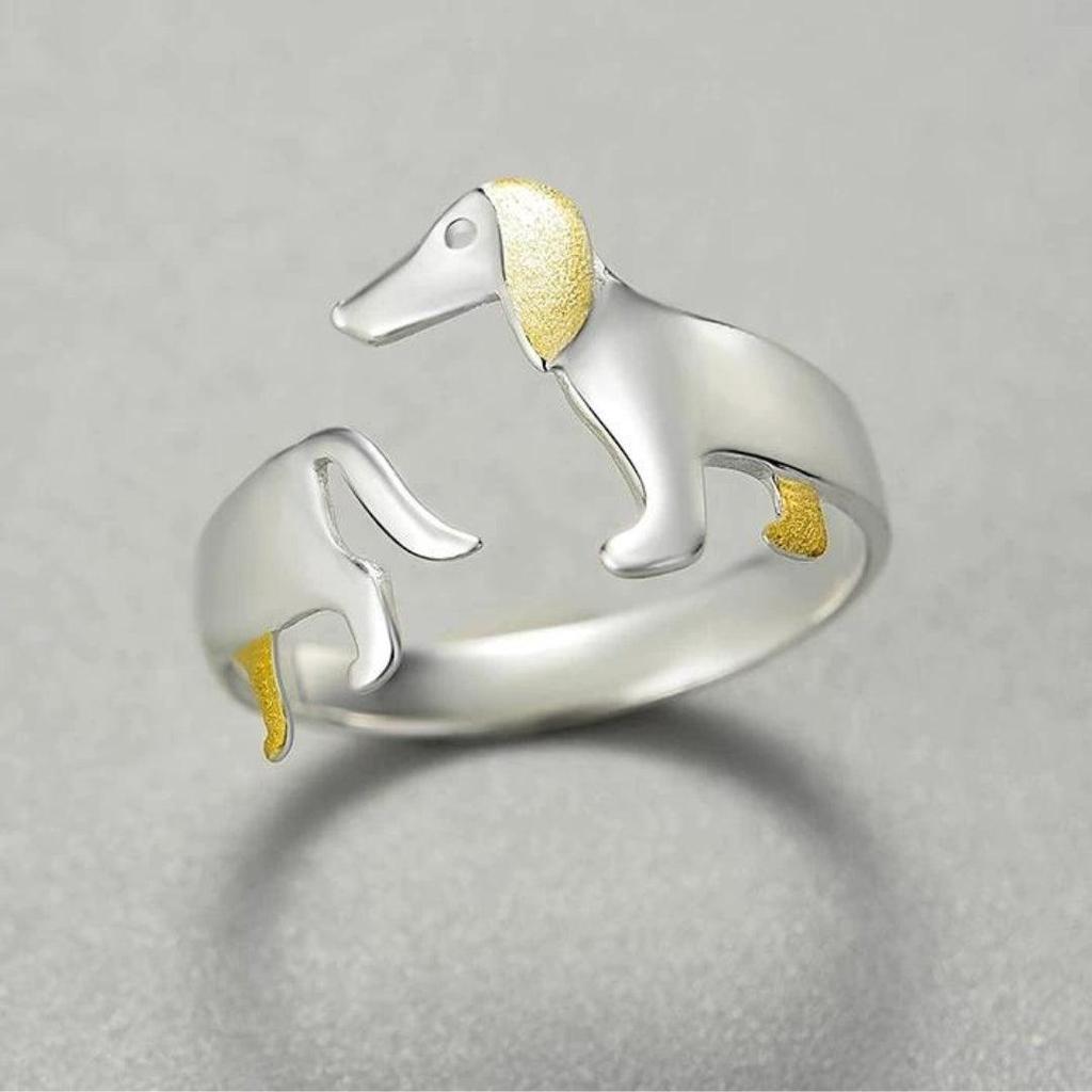 Adjustable White Gold Ring