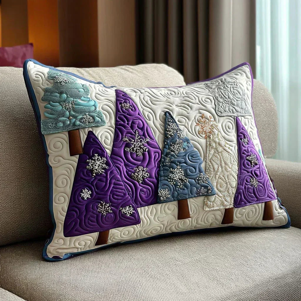 Padded Pillow Cover - Winter Amethyst