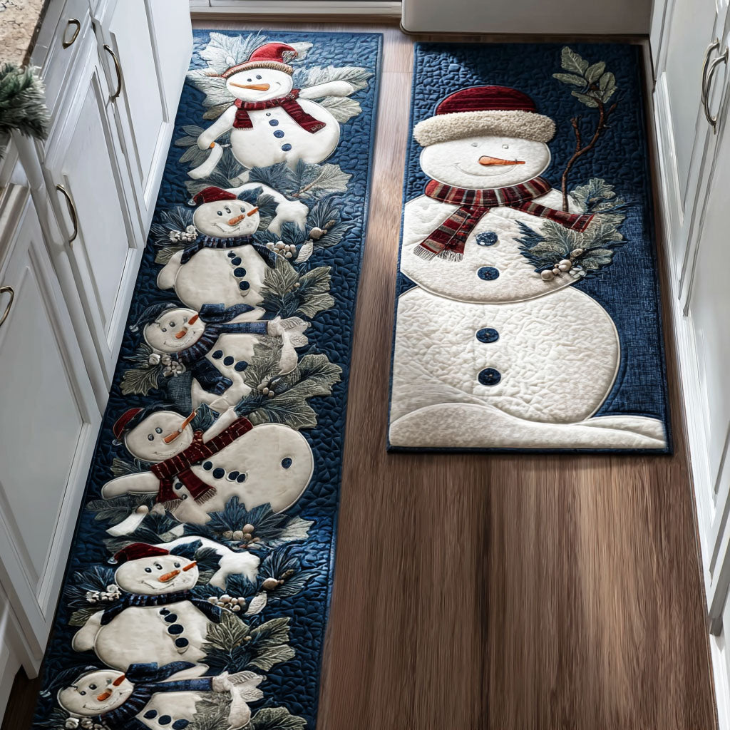 Non-Slip Kitchen Rug – Classic Winter