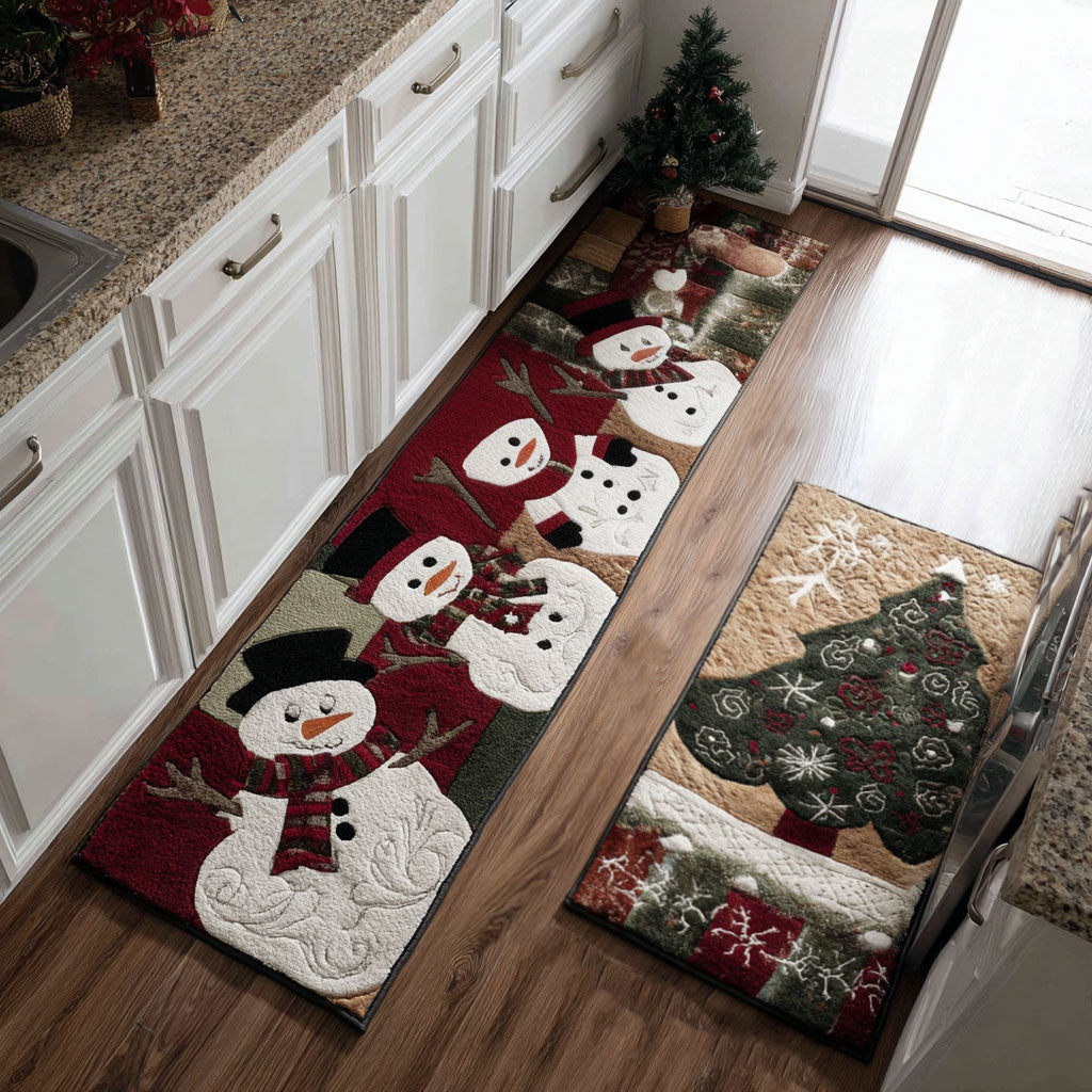 Non-Slip Kitchen Rug – Classic Winter