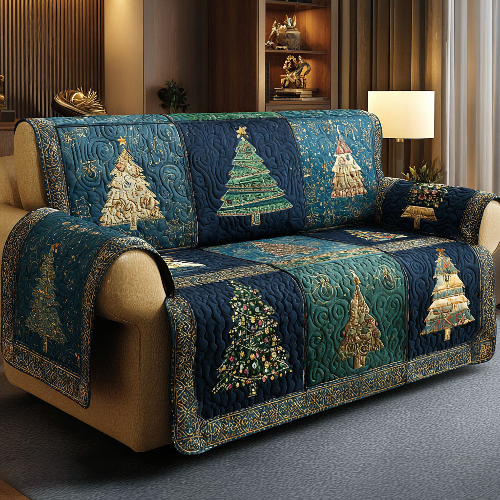 Quilted Sofa Cover with Winter Mood