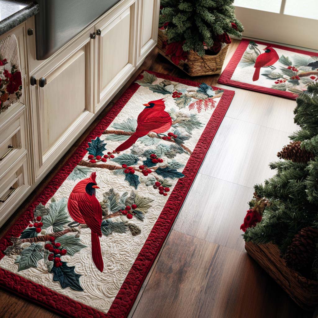 Non-Slip Kitchen Rug – Classic Winter