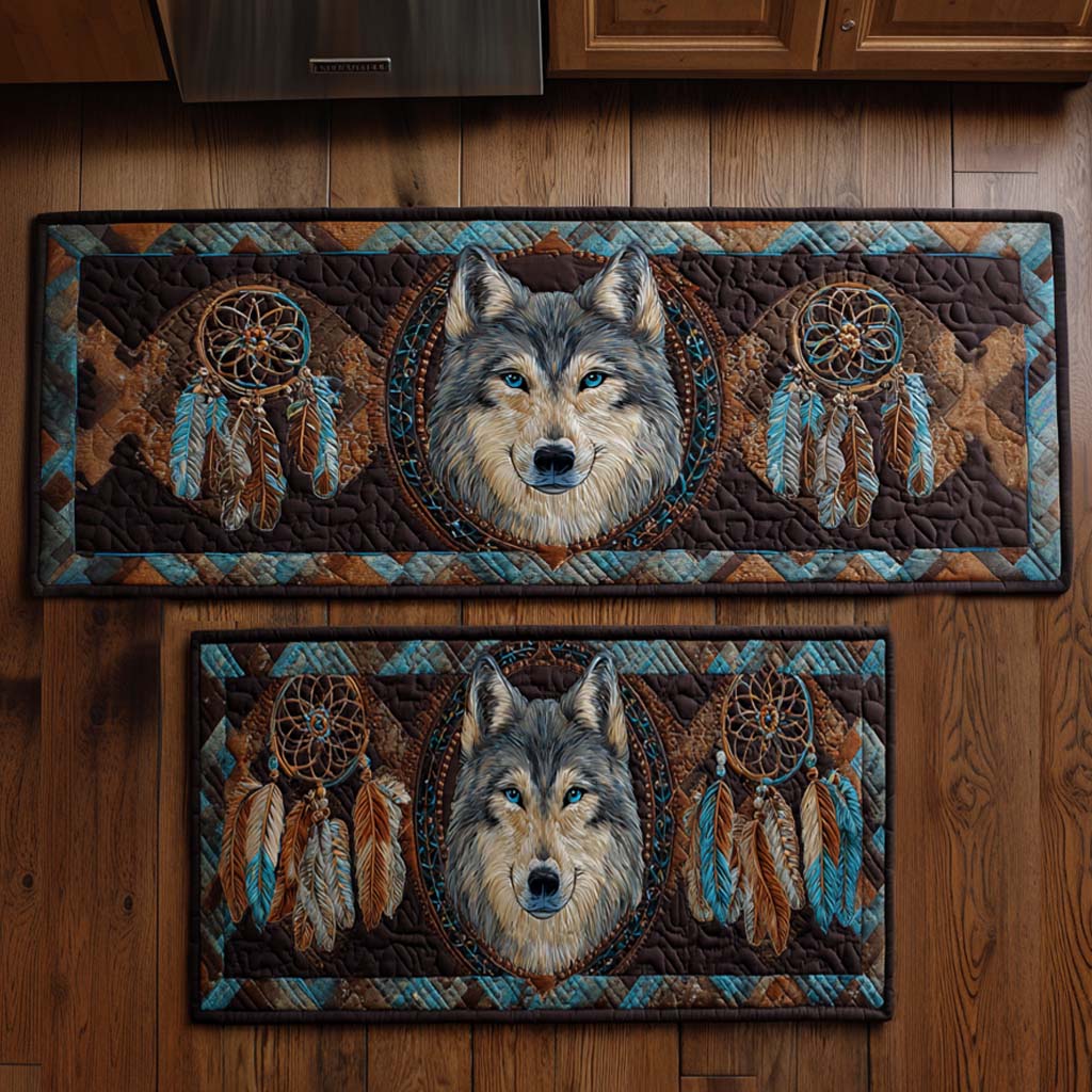Non-Slip Kitchen Rug – Dreamcatcher Design