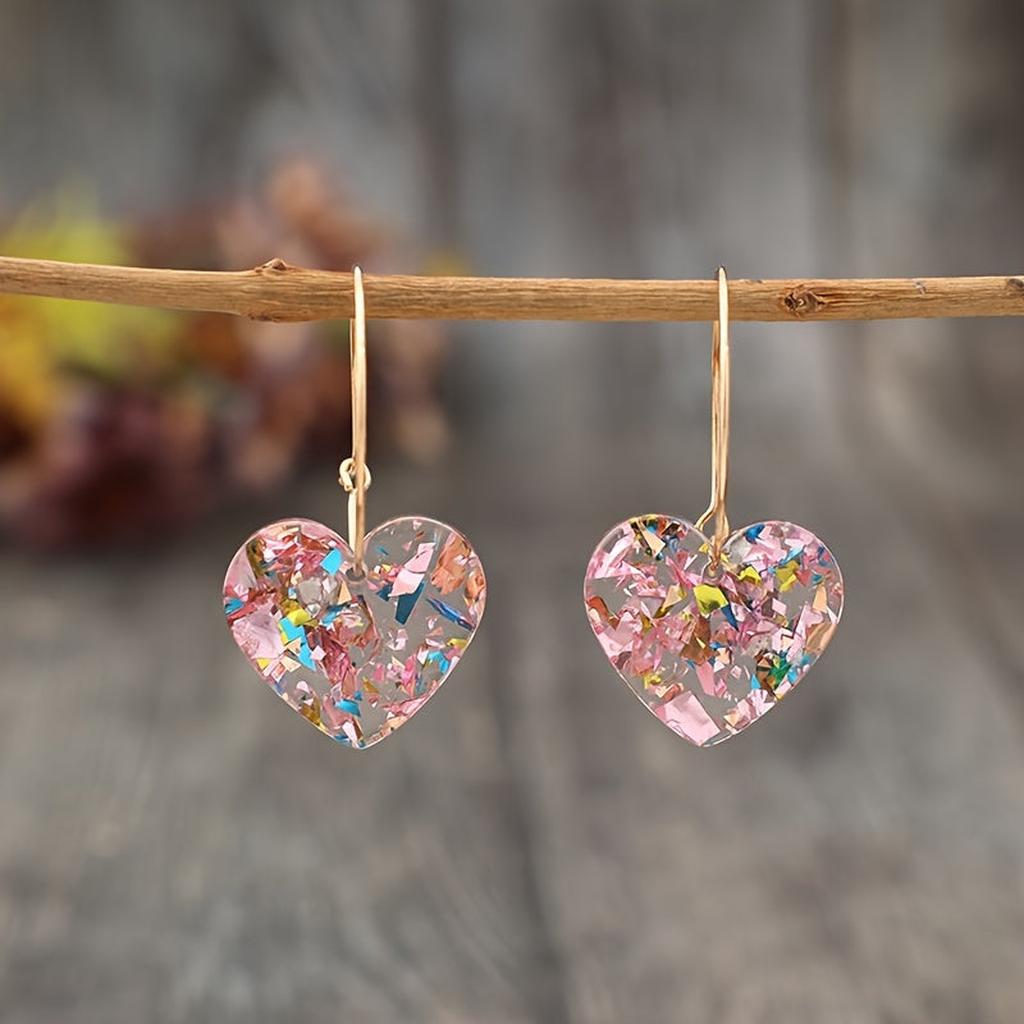 Heart Earrings “Sugarplum” | Gold