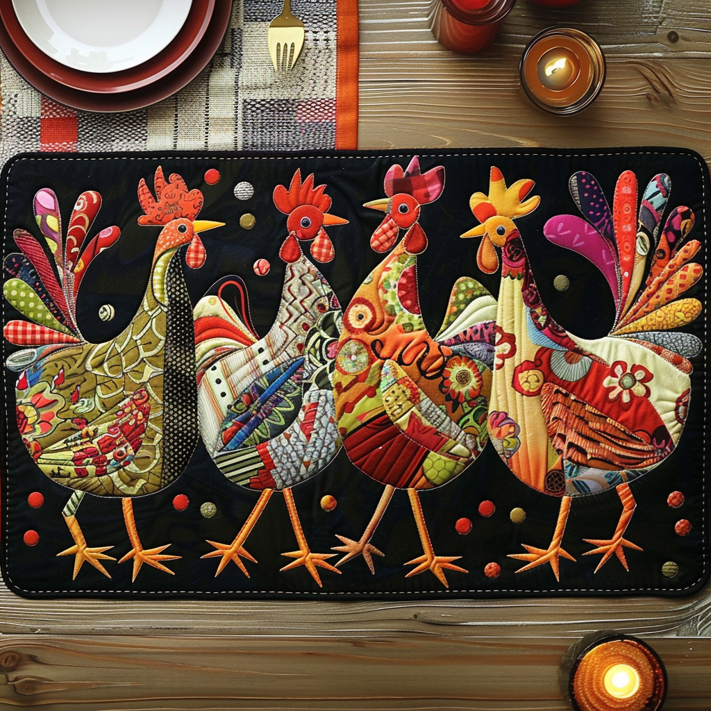 Quilted Placemats – Outstanding Night