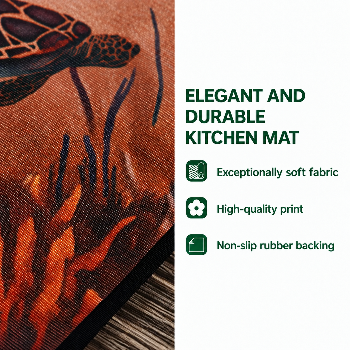 Non-Slip Kitchen Rug – Desert Trail