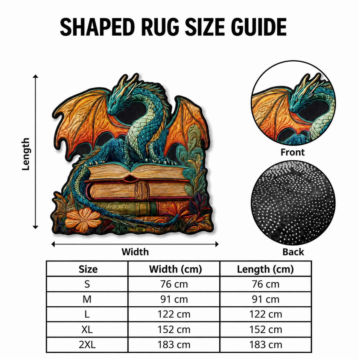 Shaped Rug – Palm Tree