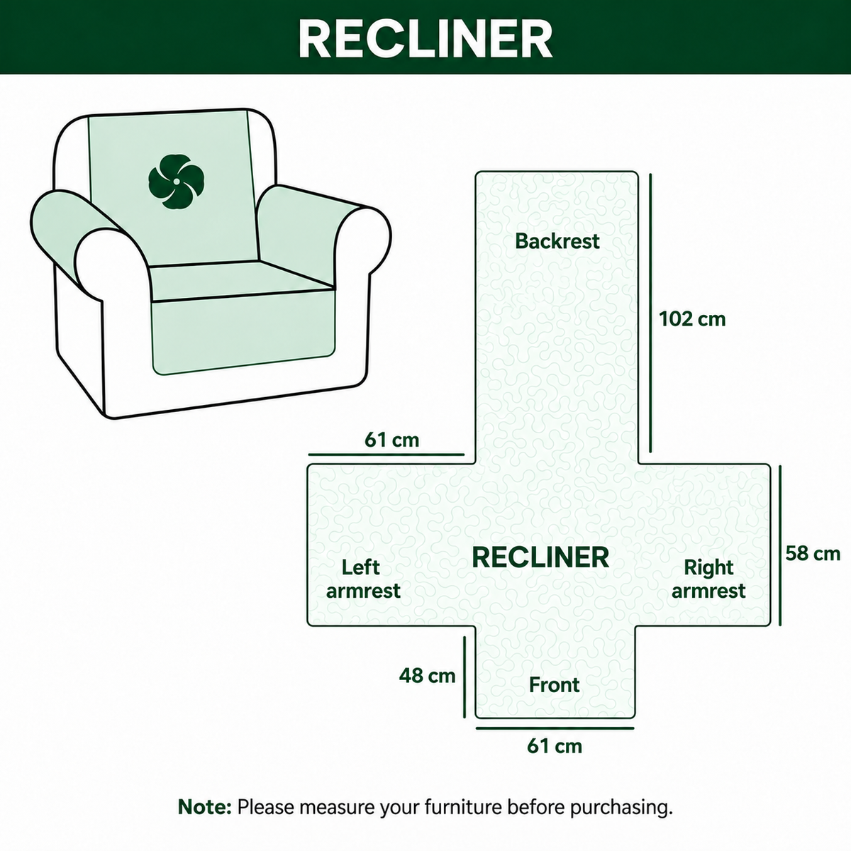 Quilted Sofa Cover – Festive Blue Quilted Sofa Cover