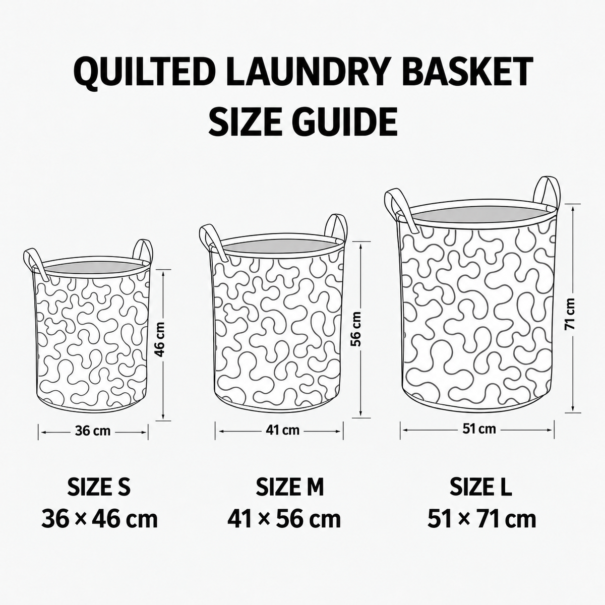 Quilted Laundry Basket with Maritime Design