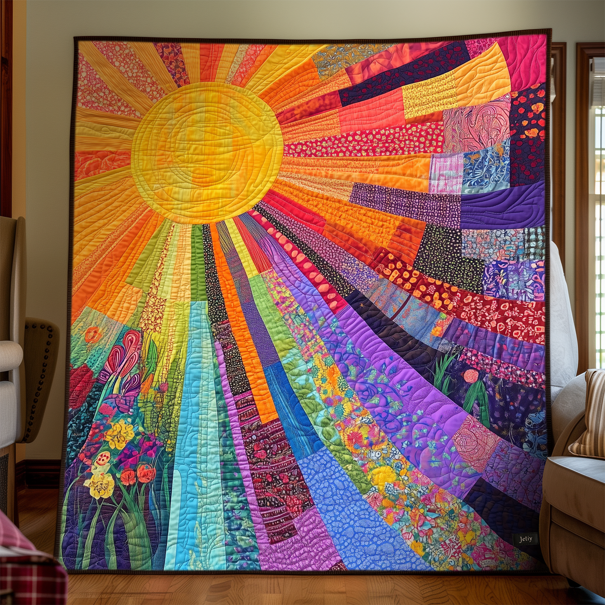 Quilted Blanket – Radiant Sun